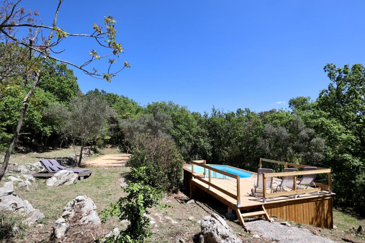 Le Mas Des Rouquets - Avec Piscine Et Jardin อ็องดูซ ภายนอก รูปภาพ